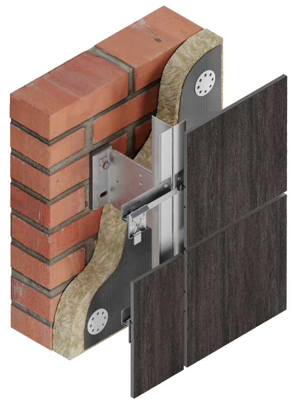 СКРЫТЫЙ СПОСОБ КРЕПЛЕНИЯ НА КЛЯММЕРА КЛ8 "КРАБ"