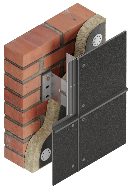 ВИДИМЫЙ МЕТОД КРЕПЛЕНИЯ НА ЗАКЛЕПКУ