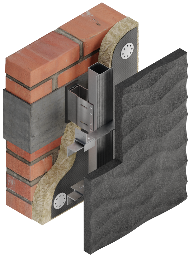 НФС СИАЛ СФБК (облицовка натуральным камнем и стеклофибробетоном)