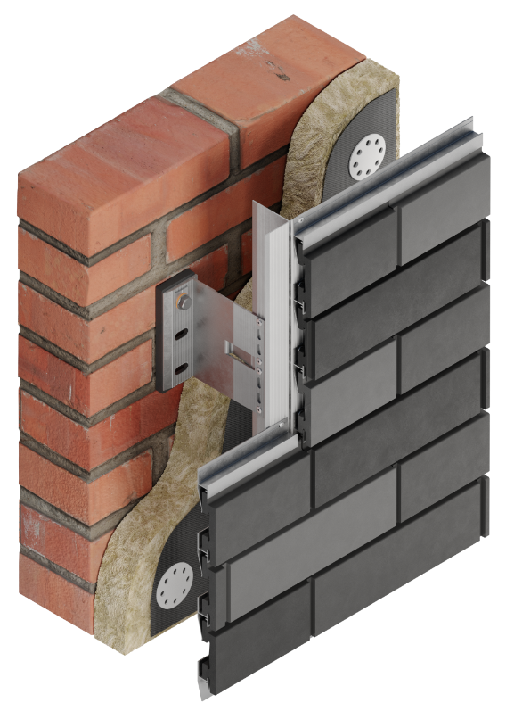 ТБП клинкер на АЛ профиль без фона