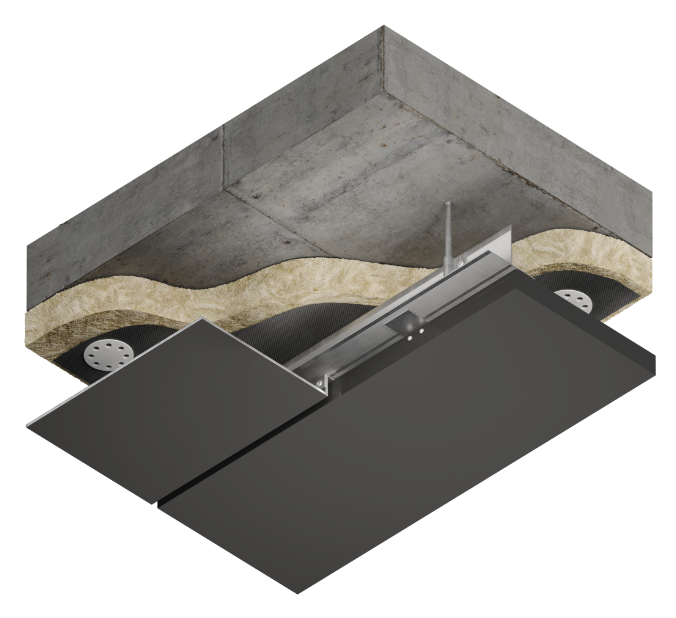 Потолок композитная кассета без фона