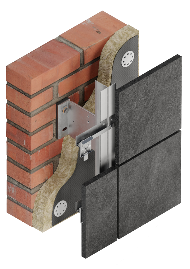 СКРЫТЫЙ СПОСОБ КРЕПЛЕНИЯ НА КЛЯММЕРА КЛ8 "КРАБ"